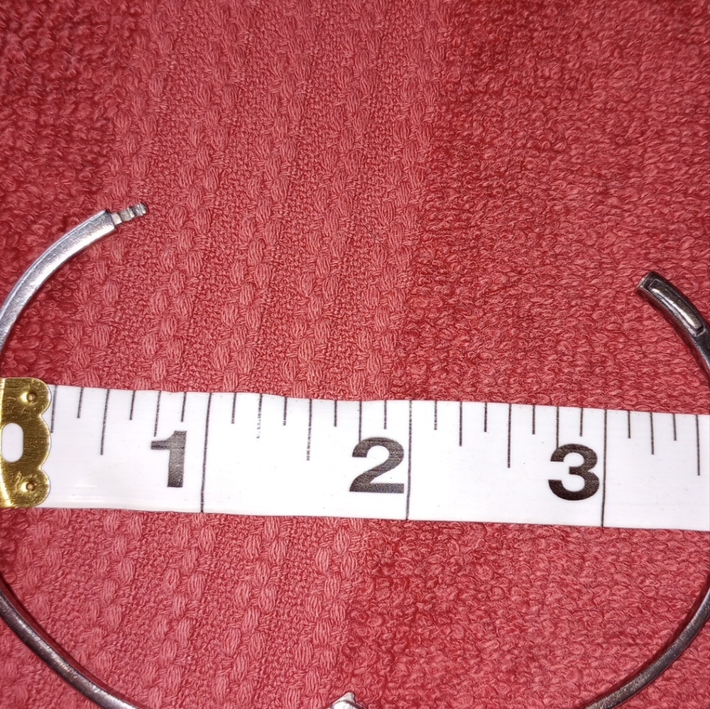Pandora Wishbone Hinged 925 ALE Bangle Bracelet - Picture 4 of 8